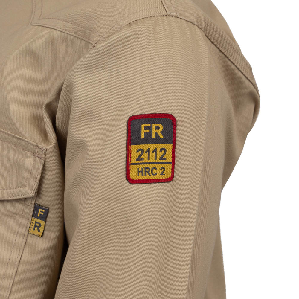 Flame Resistant FR Shirt - 88/12 - Western Style - Two Tone 7 oz