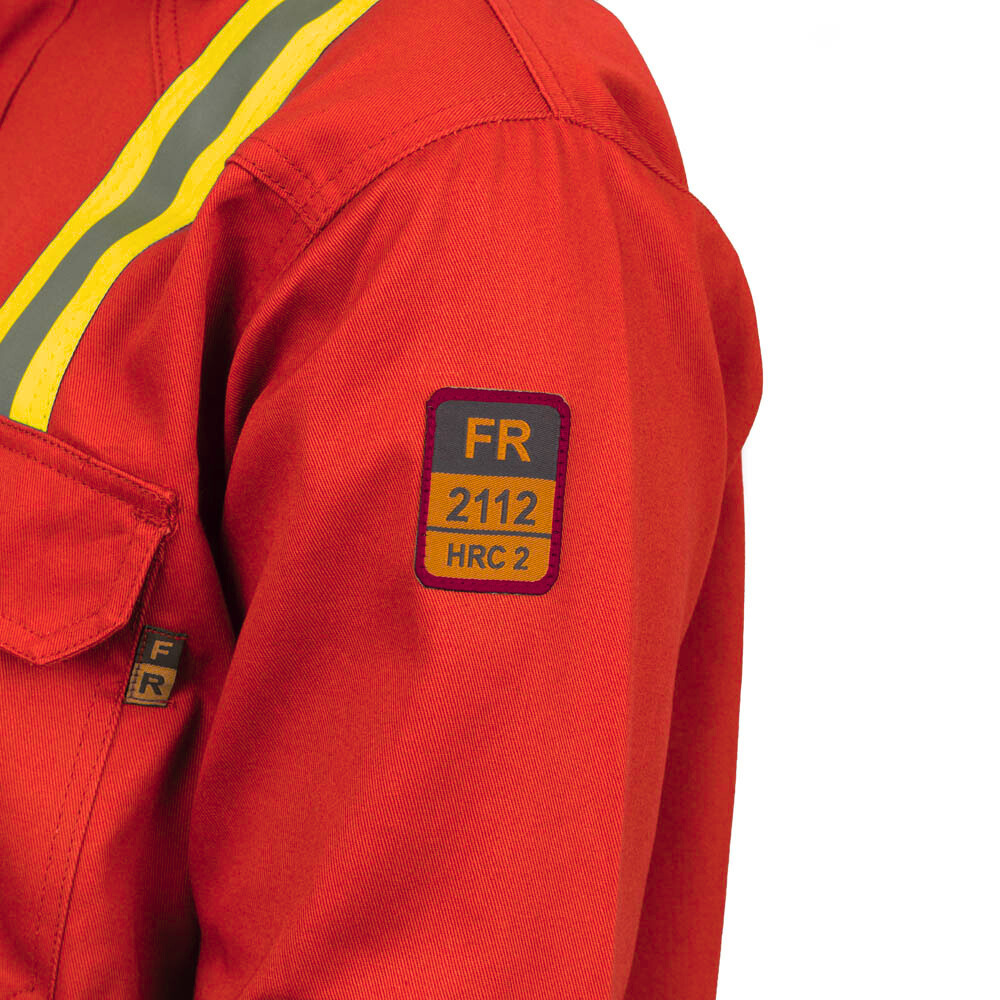 Flame Resistant High Visibility Shirt - 100% C - 7 oz