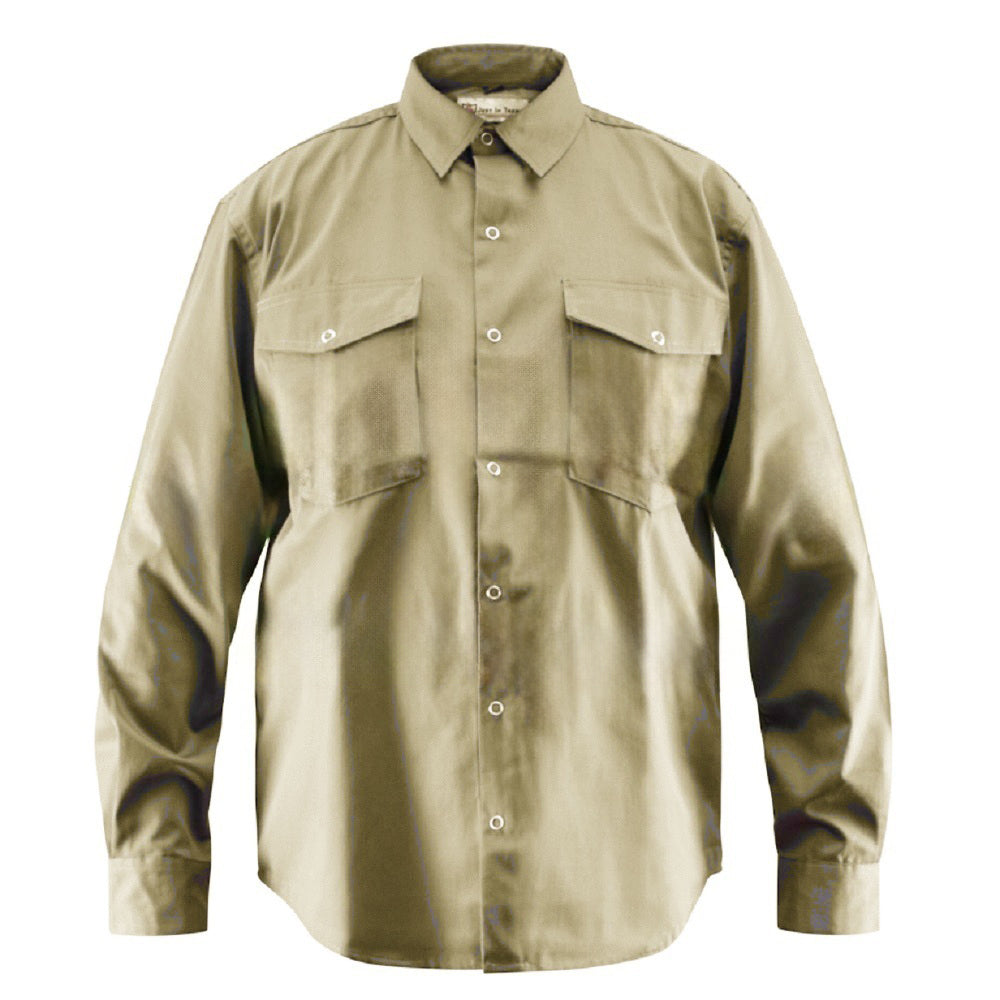 Premium Work / Casual Wear Shirt Full Sleeve - 65/35 Blend 6 oz Khaki 3X-Large Premium Work / Casual Wear Shirt Full Sleeve - 65/35 Blend 6 oz Khaki 3X-Large