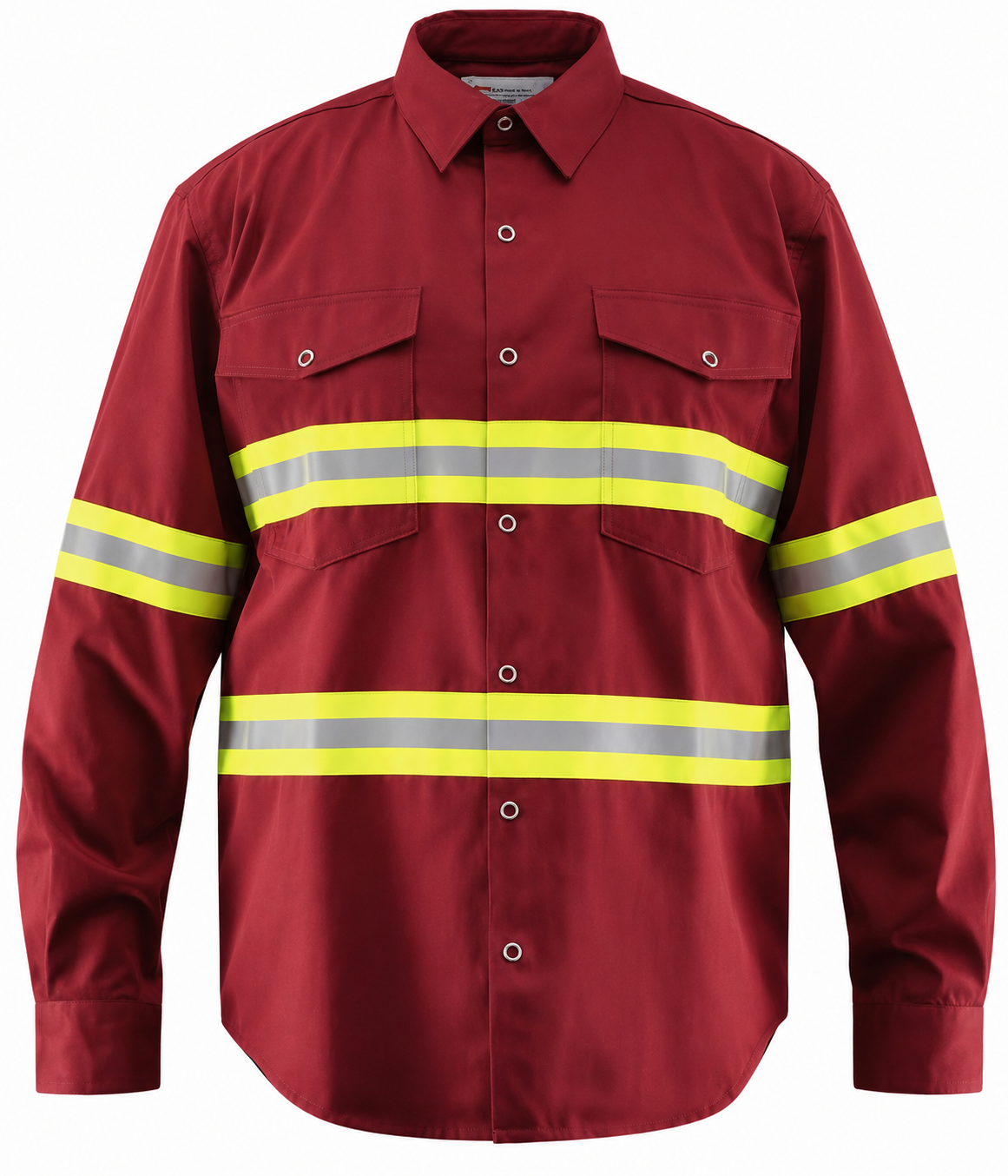 Premium High Visibility Hi Vis Reflective Safety Work Shirts - Full Sleeve
