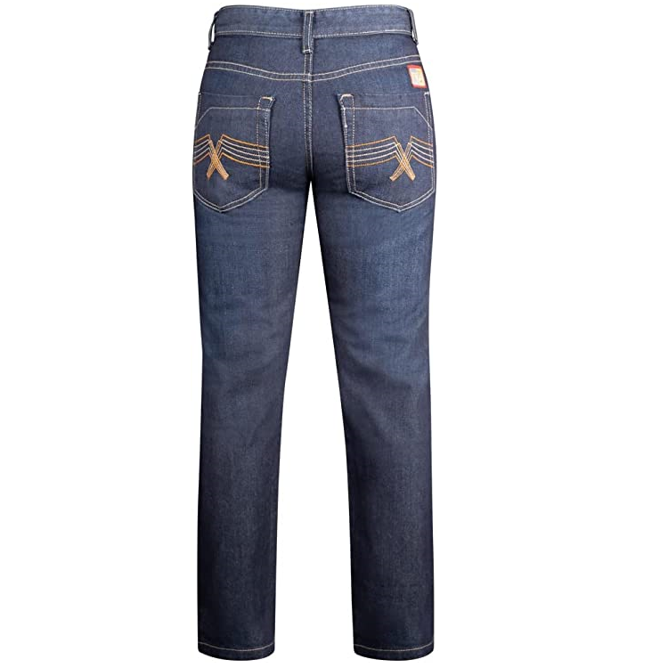 Premium FR Denim Jeans Pant - 100% C - 15 oz - Trendy pocket - Blue Denim Pant