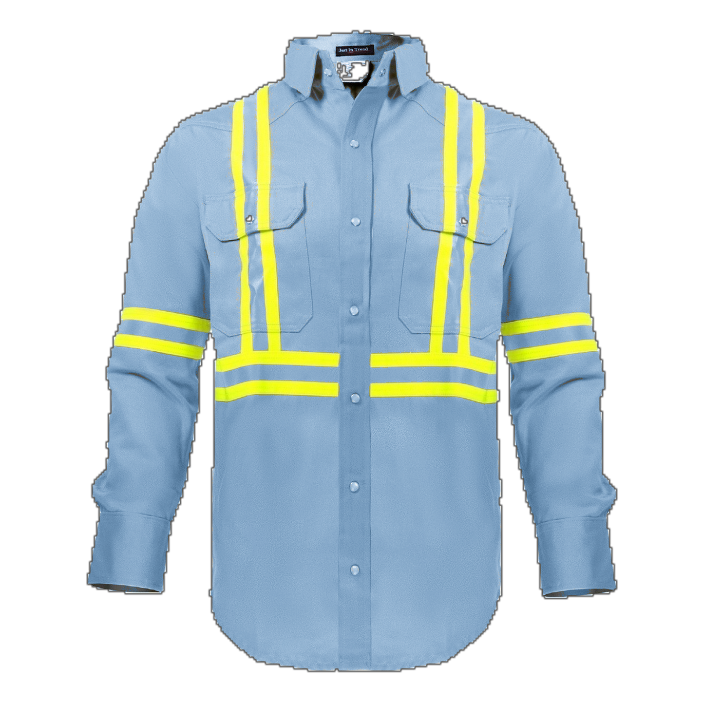 Flame Resistant High Visibility Shirt - 100% C - 7 oz