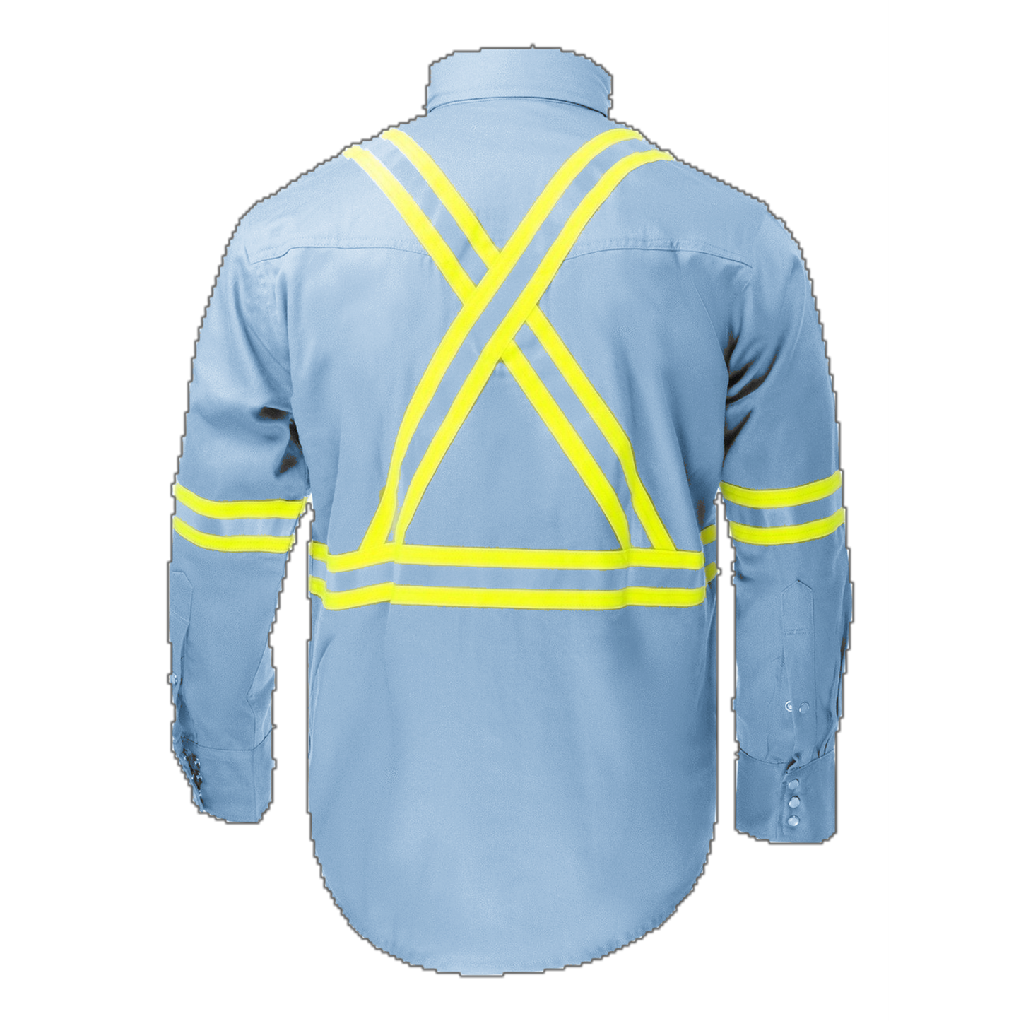 Flame Resistant High Visibility Shirt - 100% C - 7 oz