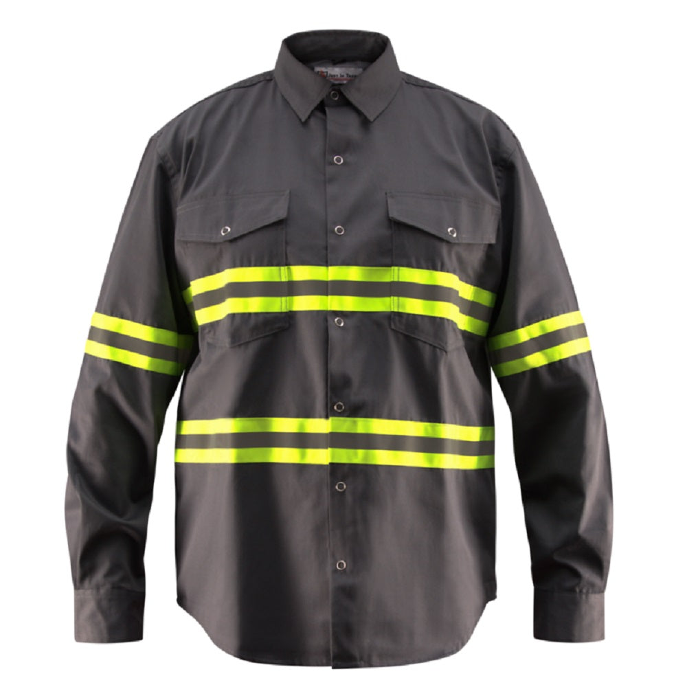 Hi Vis Reflective Safety Work Shirts - Full Sleeve – Just In Trend