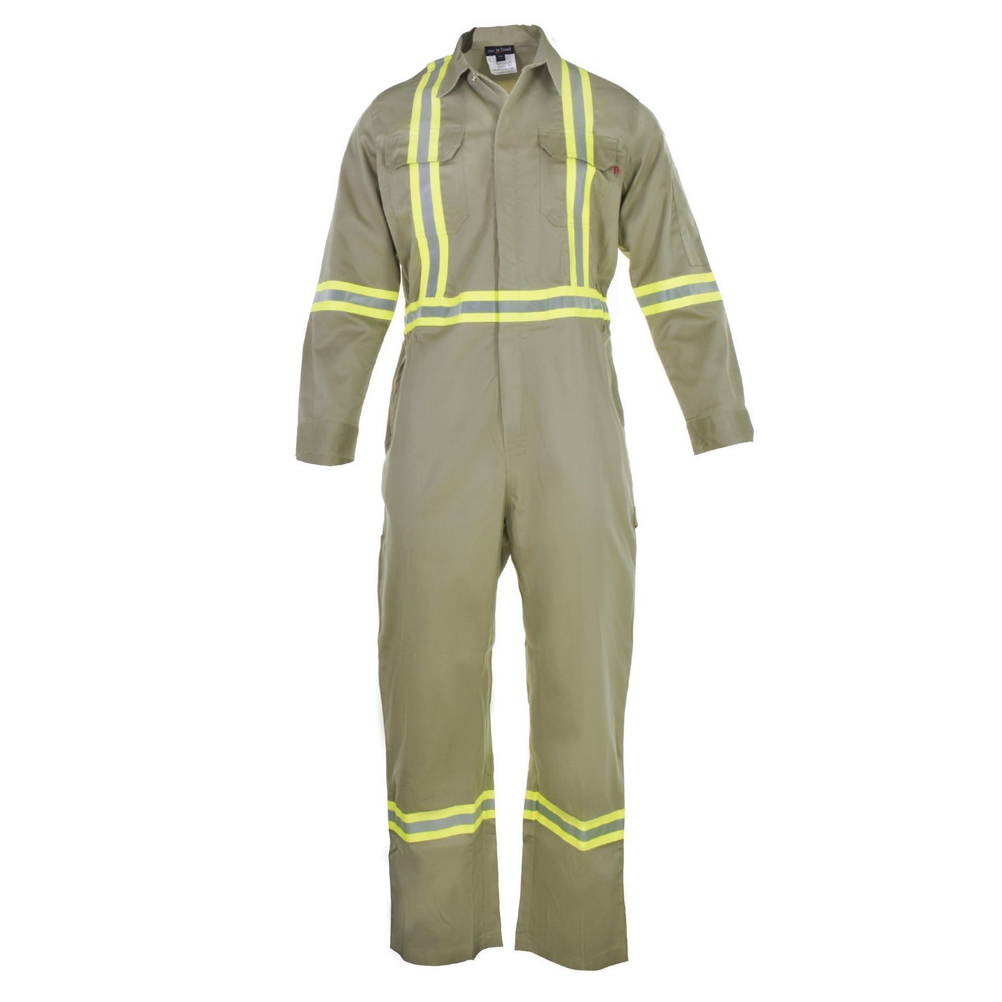 Flame Resistant High Visibility Hi Vis Coverall - 88% C /12% N