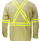 Flame Resistant High Visibility Shirt - 100% C - 7 oz