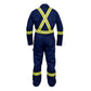 Flame Resistant Hi Vis Coverall with Leg Zipper