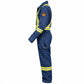 Flame Resistant Hi Vis Coverall with Leg Zipper