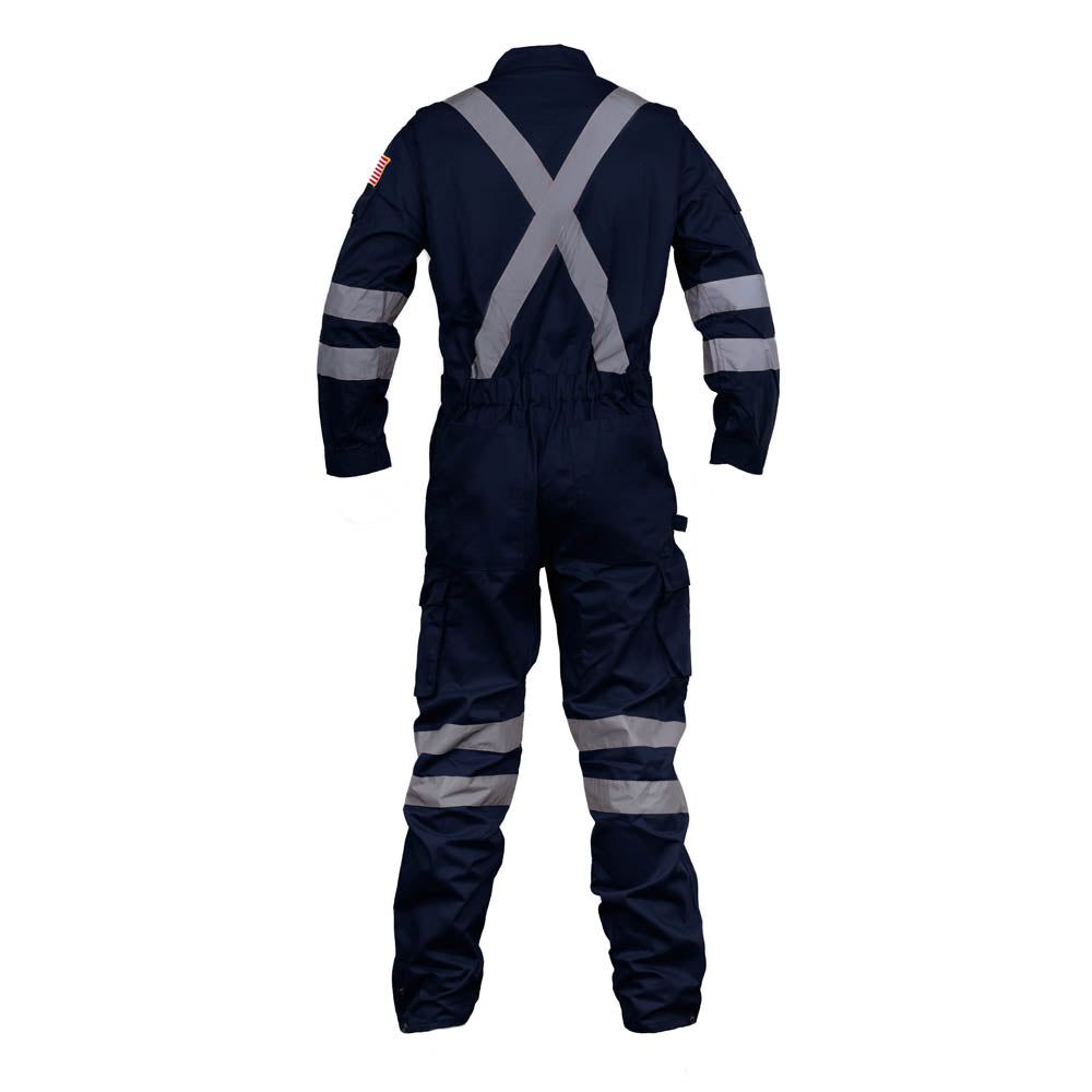 Premium High Visibility Hi Vis Coveralls with Leg Zipper