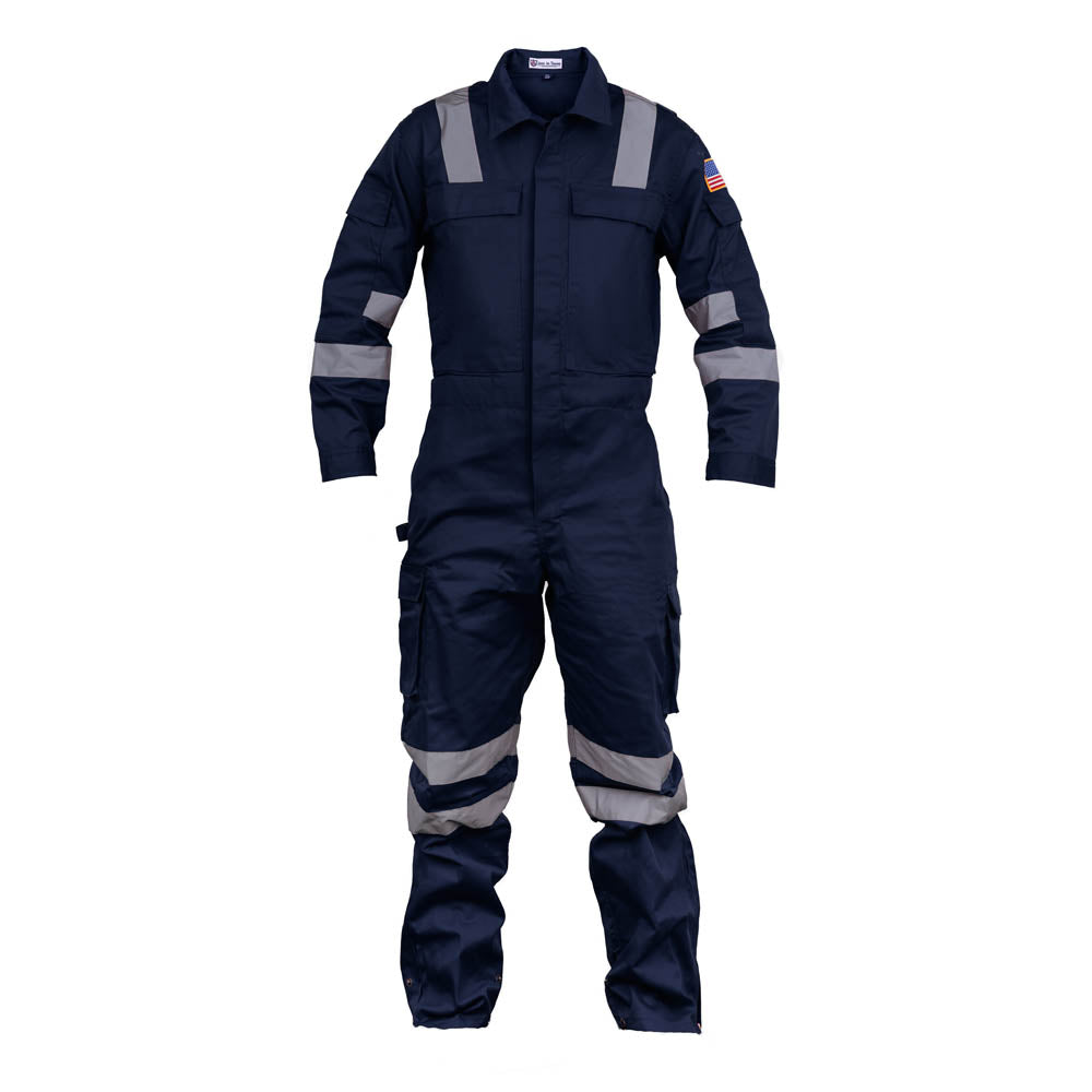 Premium High Visibility Hi Vis Coveralls with Leg Zipper