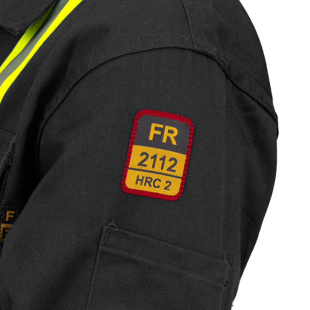 Flame Resistant High Visibility Hi Vis Coverall - 88% C /12% N