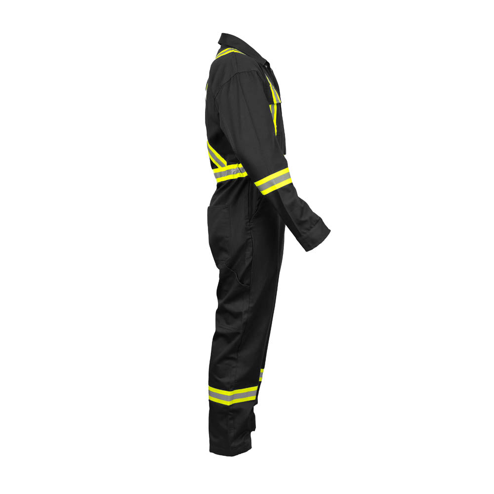 Flame Resistant High Visibility Hi Vis Coverall - 88% C /12% N