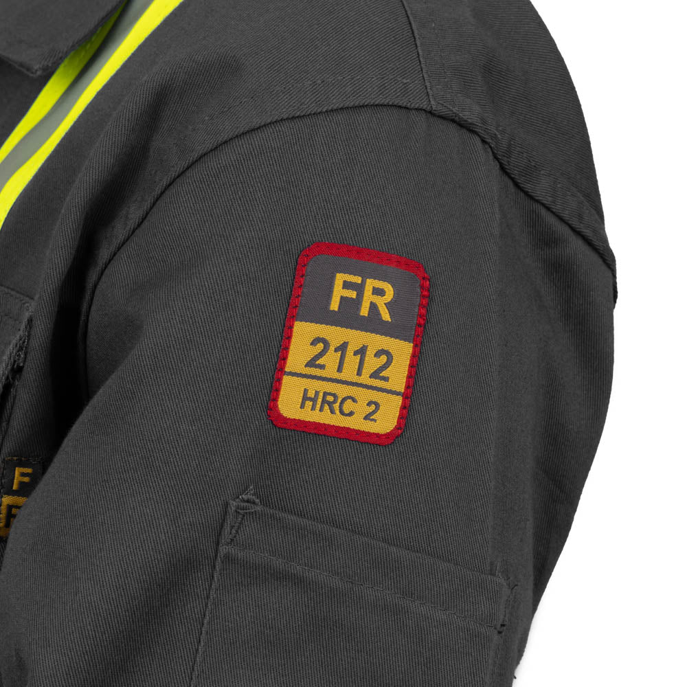 Flame Resistant High Visibility Hi Vis Coverall - 88% C /12% N