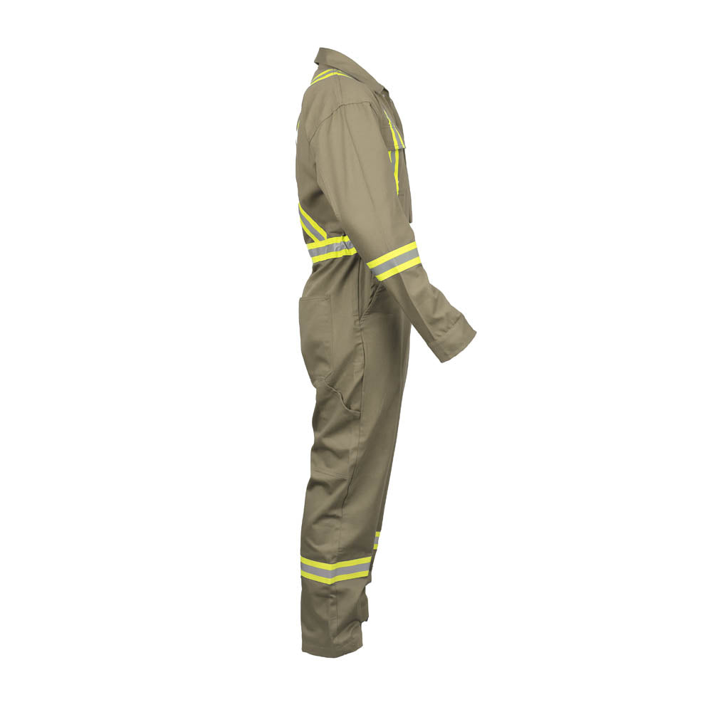 Flame Resistant High Visibility Hi Vis Coverall - 88% C /12% N