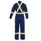 Flame Resistant Hi Vis Coverall with Leg Zipper