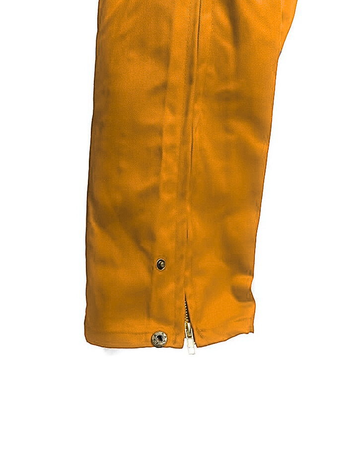 Flame Resistant Hi Vis Coverall with Leg Zipper