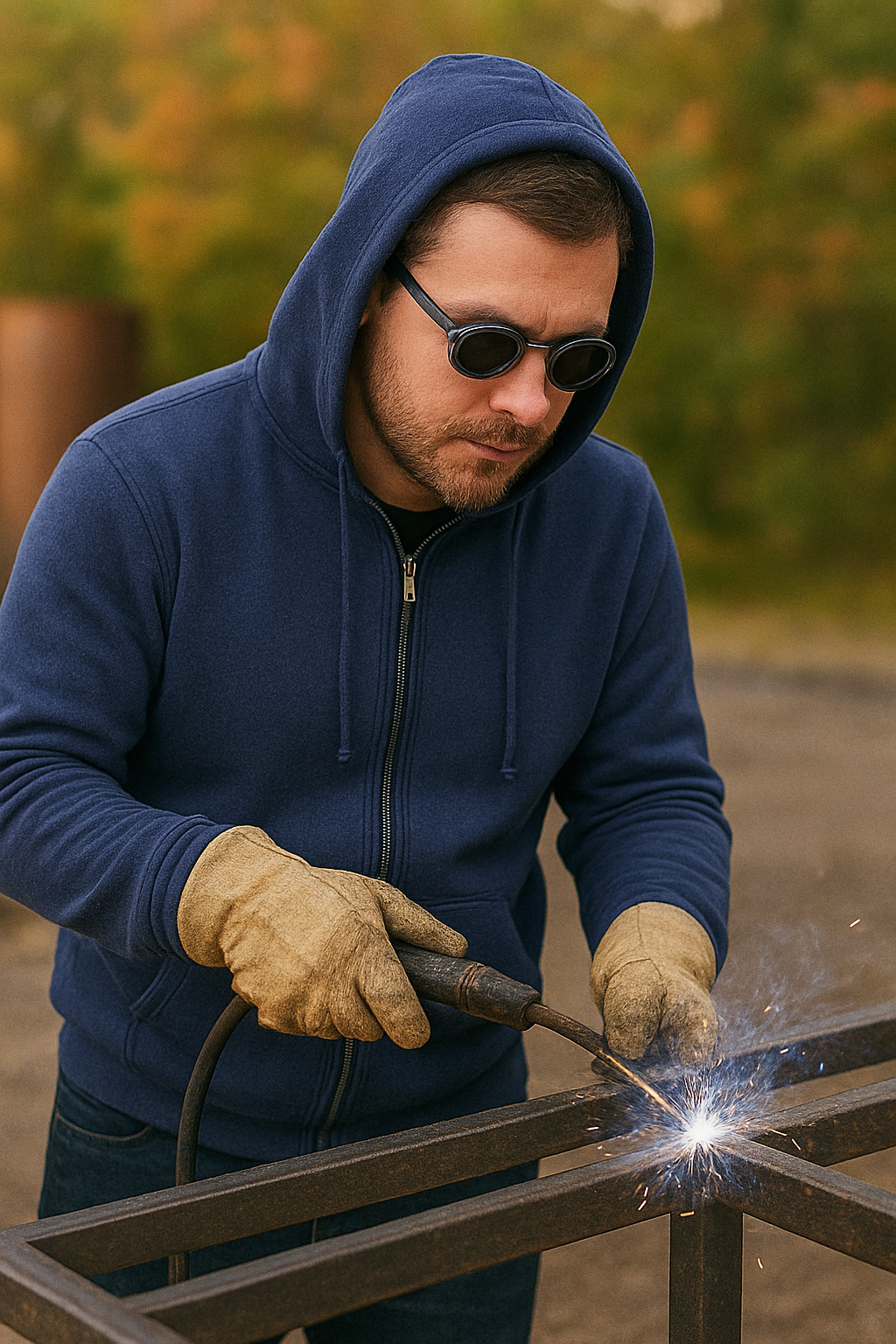 Flame Resistant Fleece Hoodies 100%C - 12 oz