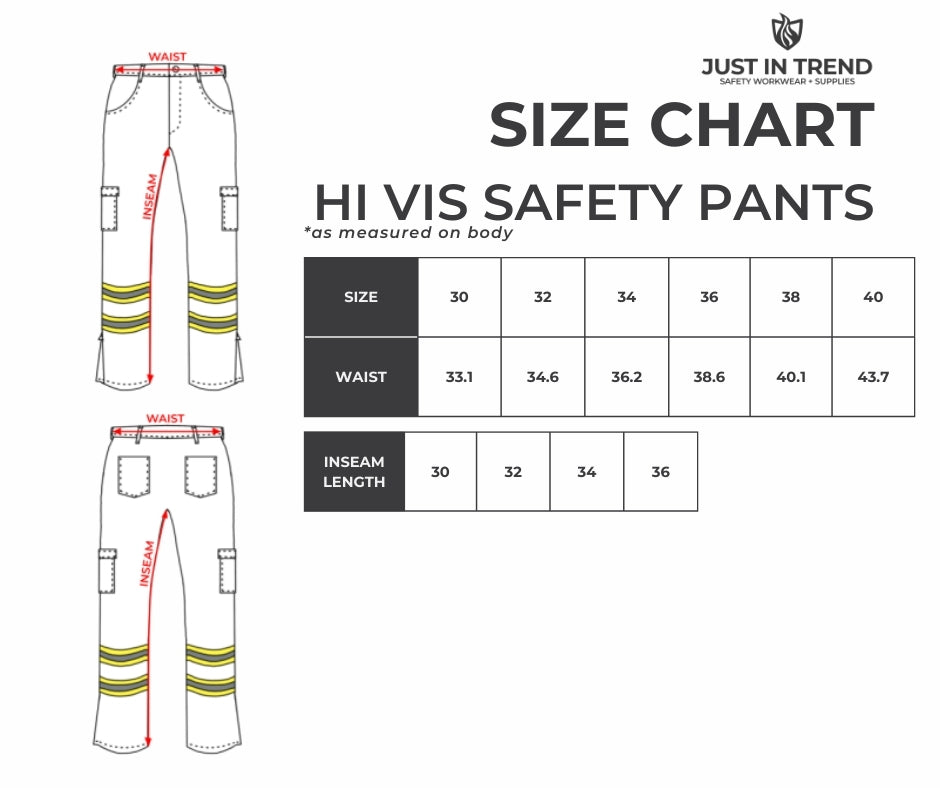 Flame Resistant High Visibility Hi Vis 88% C/12% N Pant/Trouser