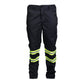 High Visibility Safety Flex Fit Work Pant/Trouser w / Leg Zipper