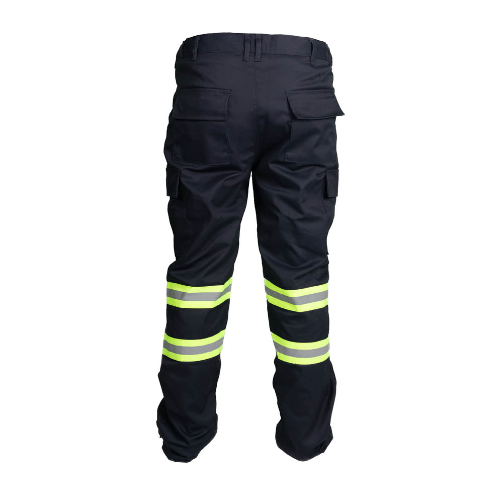 High Visibility Safety Flex Fit Work Pant/Trouser w / Leg Zipper