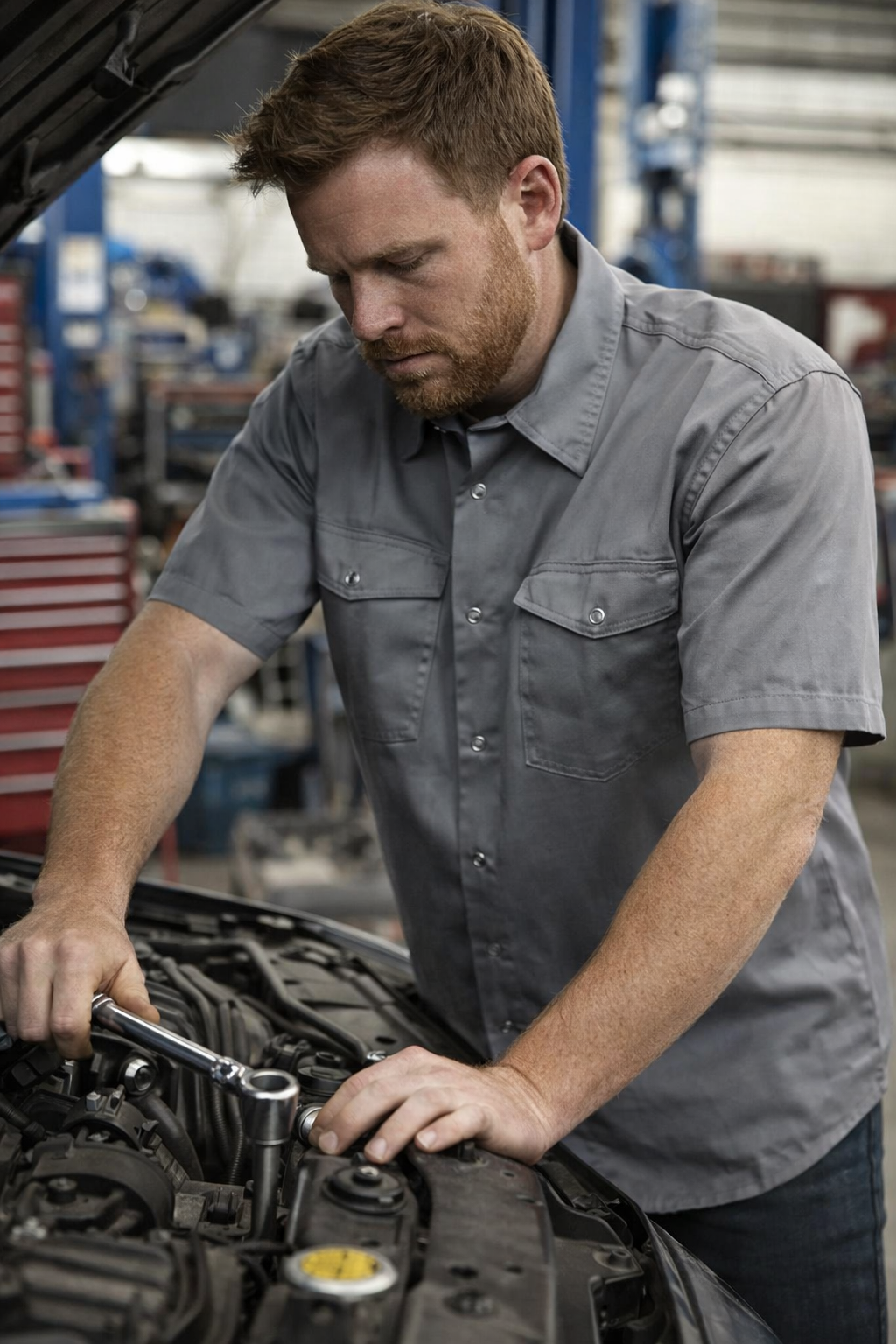 Premium Work / Casual Wear Shirt, Half Sleeve - 65/35 Blend  6 oz