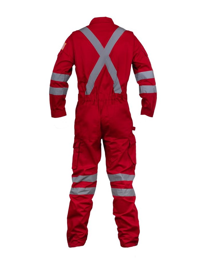 Premium High Visibility Hi Vis Coveralls with Leg Zipper