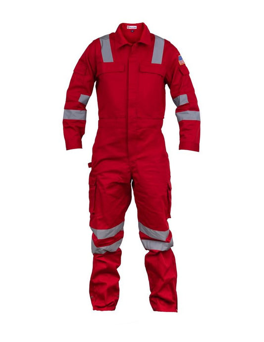 Premium High Visibility Hi Vis Coveralls with Leg Zipper