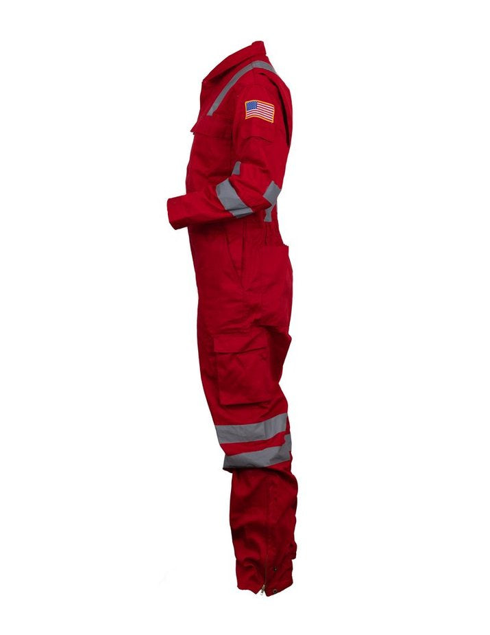 Premium High Visibility Hi Vis Coveralls with Leg Zipper