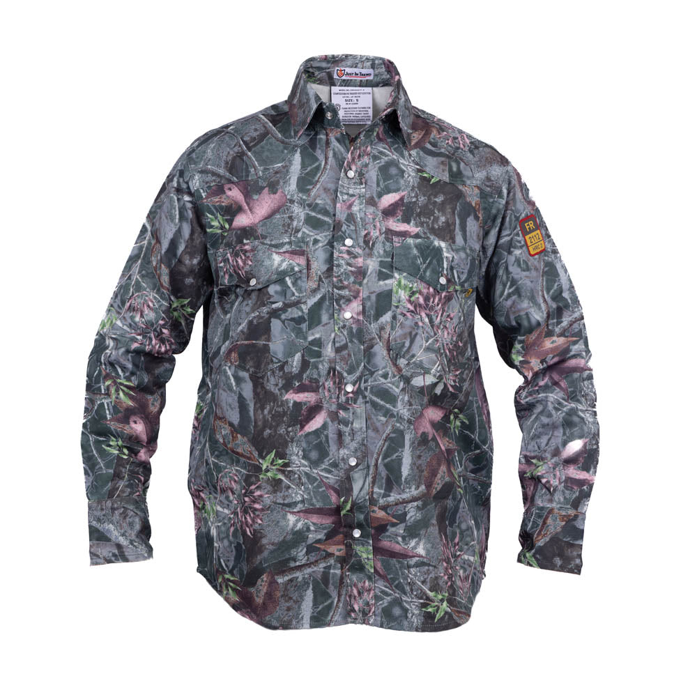 Flame Resistant FR Camouflage Shirt - 100% C - 7 oz