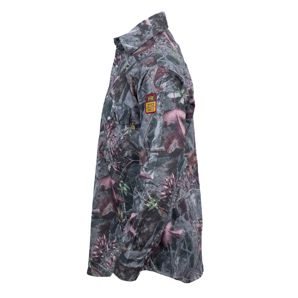 Flame Resistant FR Camouflage Shirt - 100% C - 7 oz