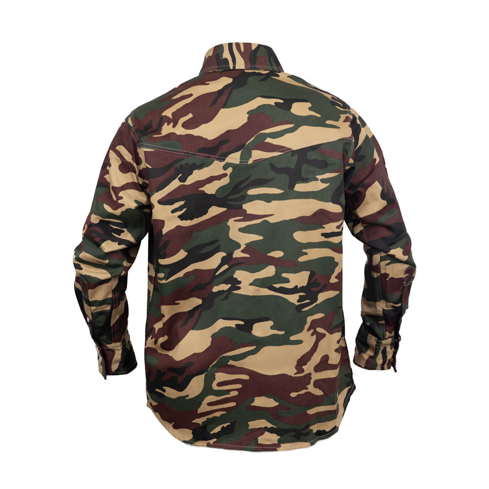 Flame Resistant FR Camouflage Shirt - 100% C - 7 oz