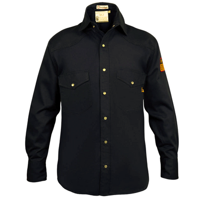 Flame Resistant FR Shirt - 100% C - Light Weight - 7oz