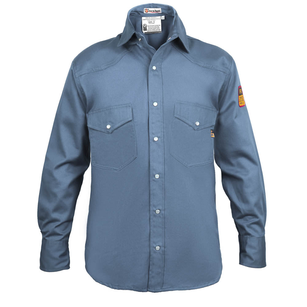 Flame Resistant FR Shirt 100 C Light Weight 7oz Just In Trend