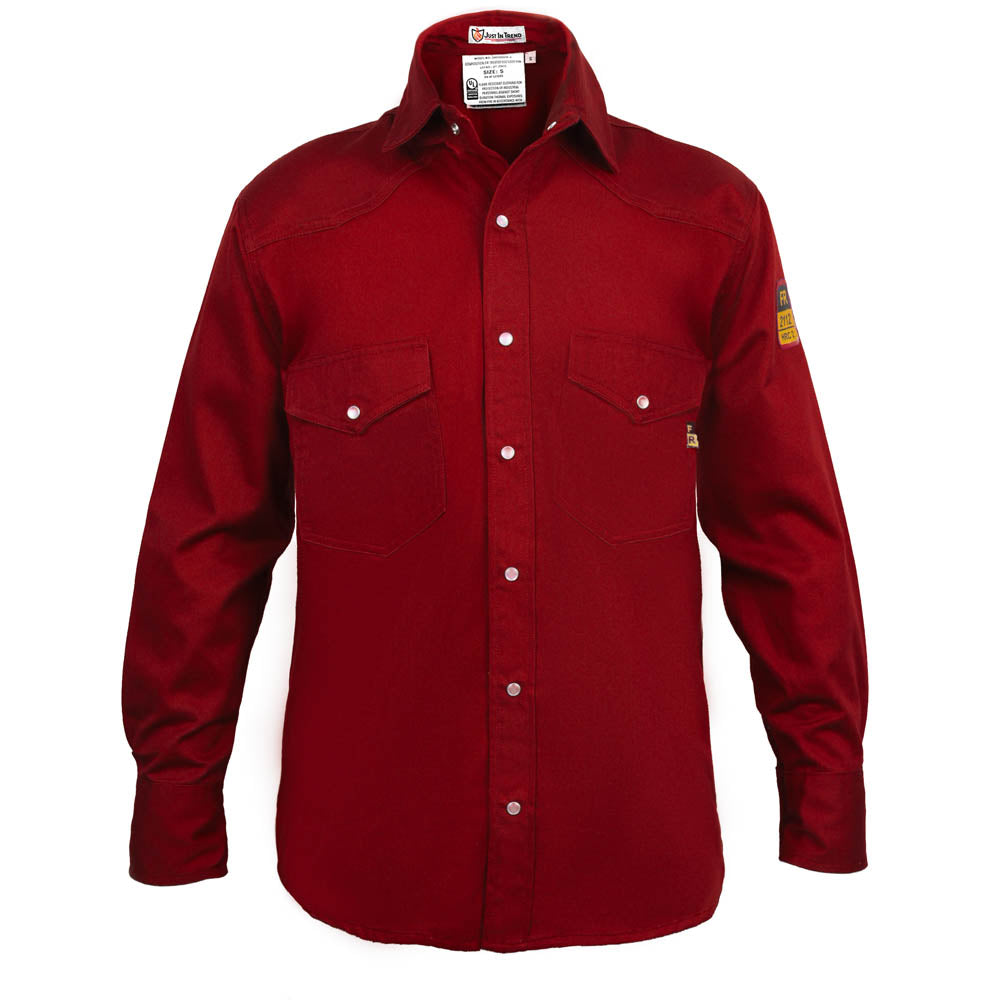 Flame Resistant FR Shirt 100 C Light Weight 7oz Just In Trend