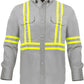 Flame Resistant High Visibility Shirt - 100% C - 7 oz