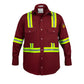 Flame Resistant High Visibility Shirt - 100% C - 7 oz