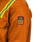 Flame Resistant High Visibility Shirt - 100% C - 7 oz