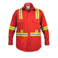 Flame Resistant High Visibility Shirt - 100% C - 7 oz