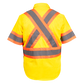 Premium Class 3 High Visibility Hi Vis Safety Shirt - Half Sleeve - 65% C35% N - 6 oz