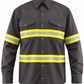 Premium High Visibility Hi Vis Reflective Safety Work Shirts - Full Sleeve