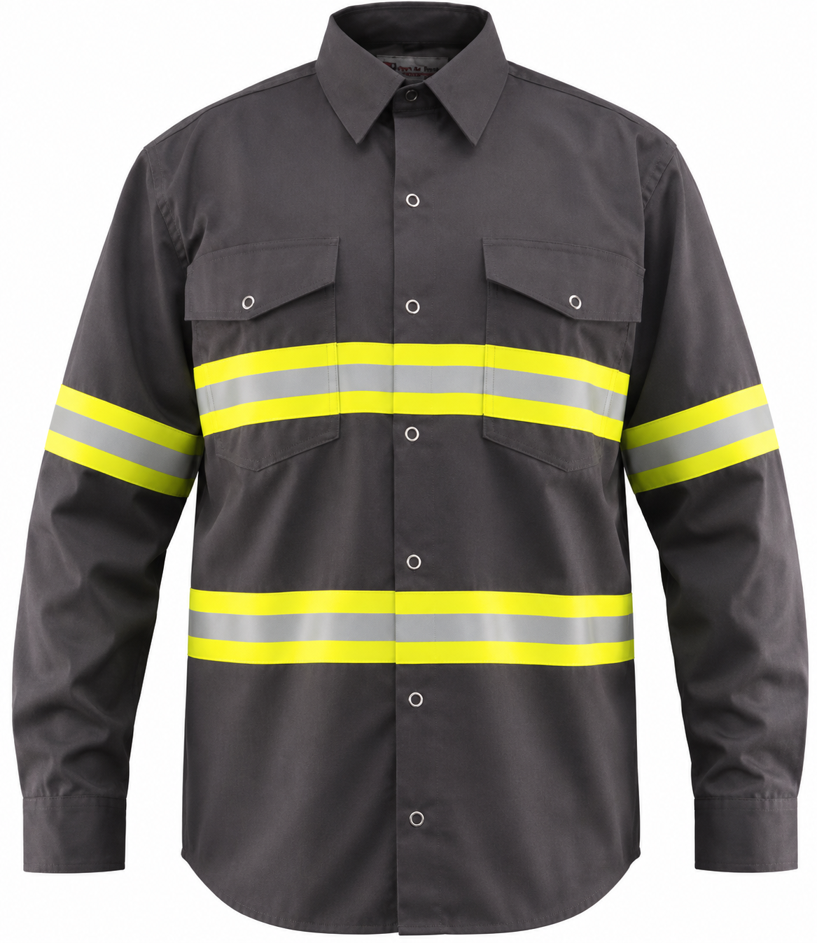 Premium High Visibility Hi Vis Reflective Safety Work Shirts - Full Sleeve
