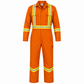 Flame Resistant Hi Vis Coverall with Leg Zipper