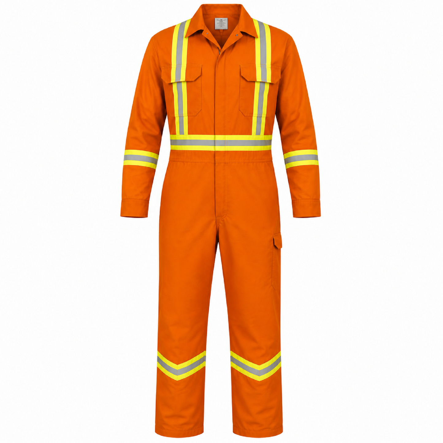 Flame Resistant High Visibility Hi Vis Coverall - 88% C /12% N