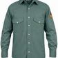Flame Resistant FR Shirt - 100% C - Light Weight - 7oz