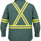 Flame Resistant High Visibility Shirt - 100% C - 7 oz