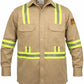 Flame Resistant High Visibility Shirt - 100% C - 7 oz
