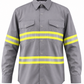 Premium High Visibility Hi Vis Reflective Safety Work Shirts - Full Sleeve