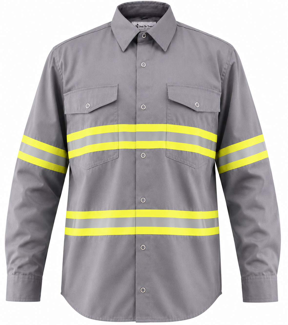 Premium High Visibility Hi Vis Reflective Safety Work Shirts - Full Sleeve