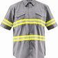 Premium High Visibility Hi Vis Reflective Safety Work Shirts - Half Sleeve