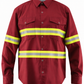 Premium High Visibility Hi Vis Reflective Safety Work Shirts - Full Sleeve